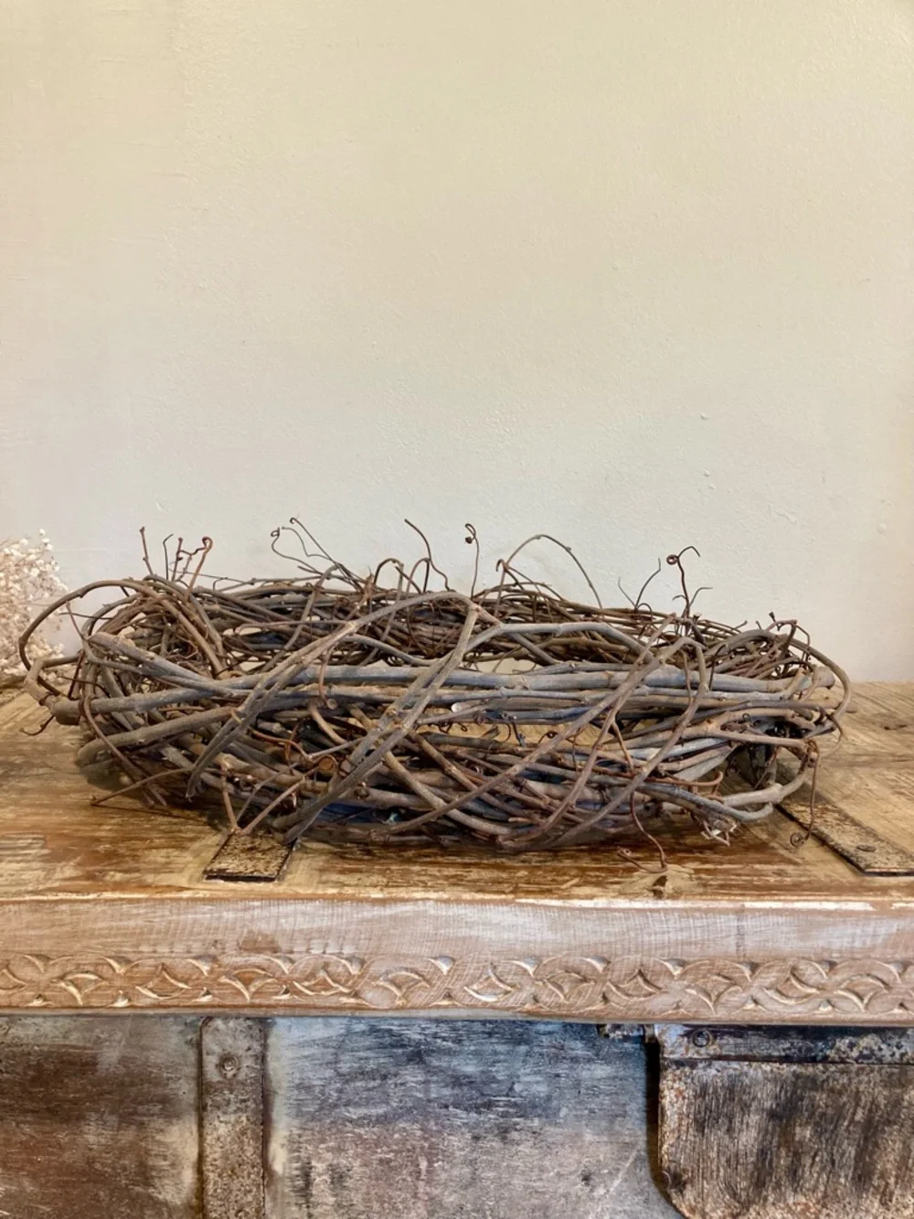 16” Grapevine Wreath Base - Rustic Home Holiday Decor For DIY Crafting
